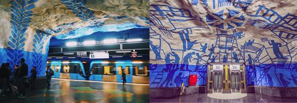 藝術氣息！ 瑞典地鐵都有「展覽」