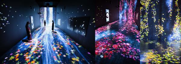 teamLab 大玩超互動瀑布裝置！ 