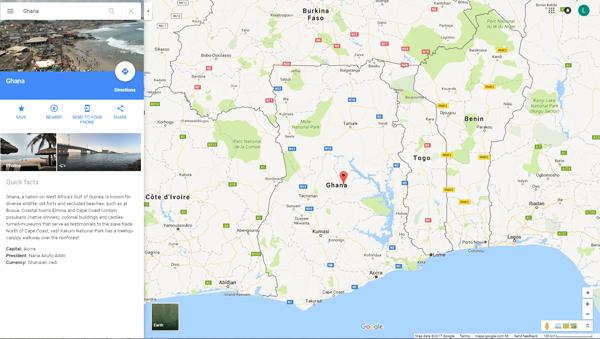 瞬間看地球！ Google map 增非洲街景 