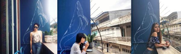 藍色小清新 曼谷隱世鯨魚 café