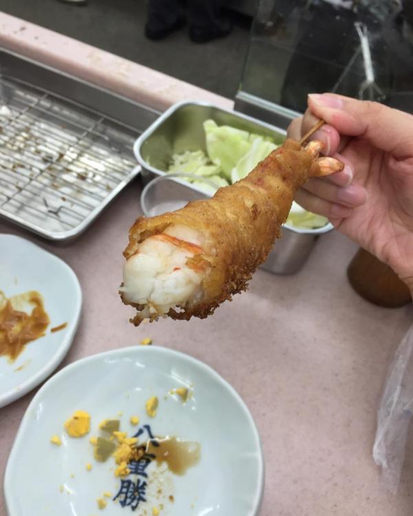 大阪最好味嘅串炸店 必食大大隻炸蝦