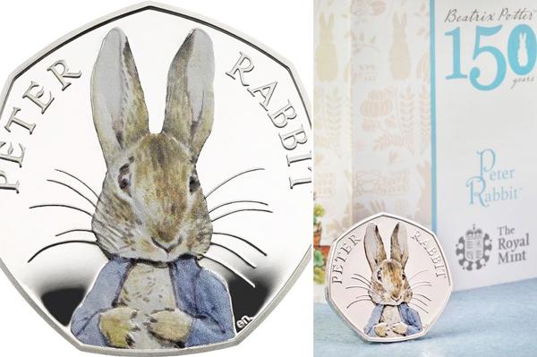 搶購珍藏！英國推出 Peter Rabbit 紀念硬幣 