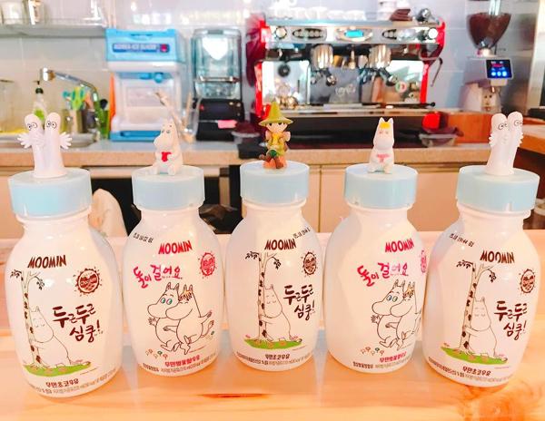 韓國便利店大發現！ 超可愛姆明牛奶！