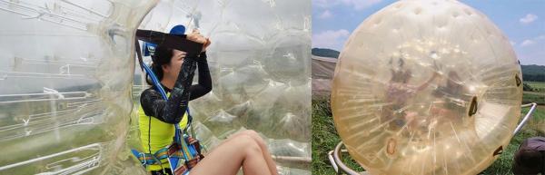 世界最長！ 韓國濟州人體草地滾球