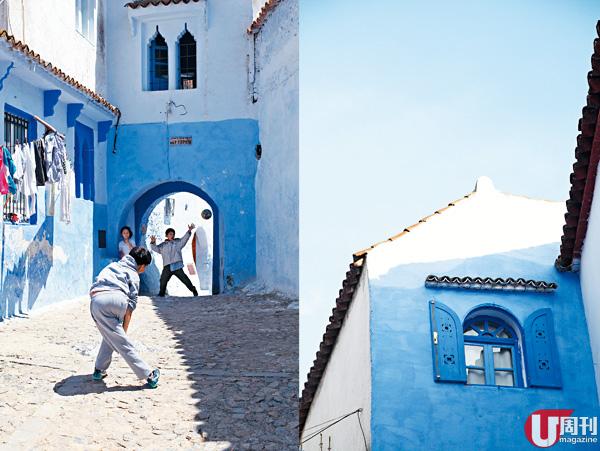 摩洛哥尋找著名絕景　藍色山城舍夫沙萬 