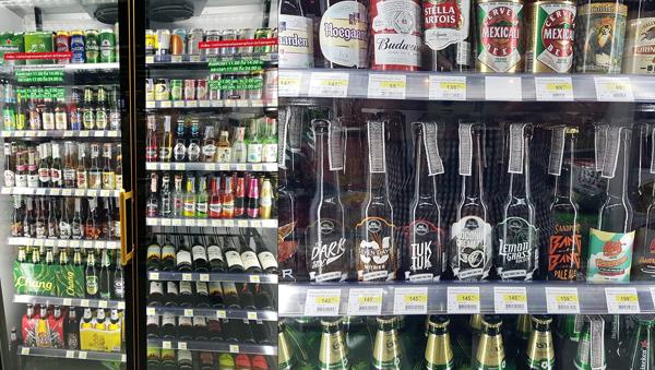 曼谷 Family Mart 有 Beer Tap 專人幫你斟生啤