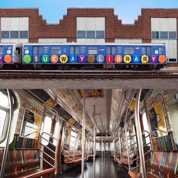 呢架列車將會喺布魯克林、曼哈頓和皇后區的 E、F 綫運行。（圖：nypl @IG）