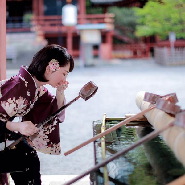 日本神社參拜教學 正確洗手與參拜方式