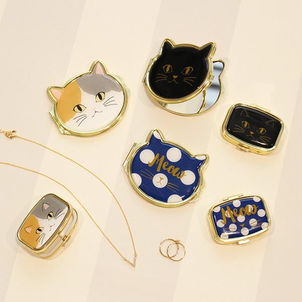  Meow Meow 系列好可愛，有雙面鏡、鏡盒、頸鏈及戒指。