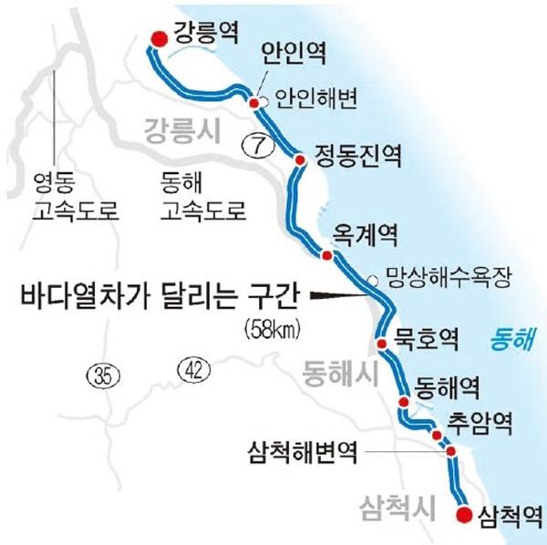 乘客可以買來回車票，由正東津站至三陟站，逗留約 30 分鐘後乘搭回程列車，返回正東津，再乘火車回首爾。如果唔想搭回程車的話，也可以到三陟站後，到三陟高速巴士站，乘搭巴士回首爾高速巴士站。（圖：laro