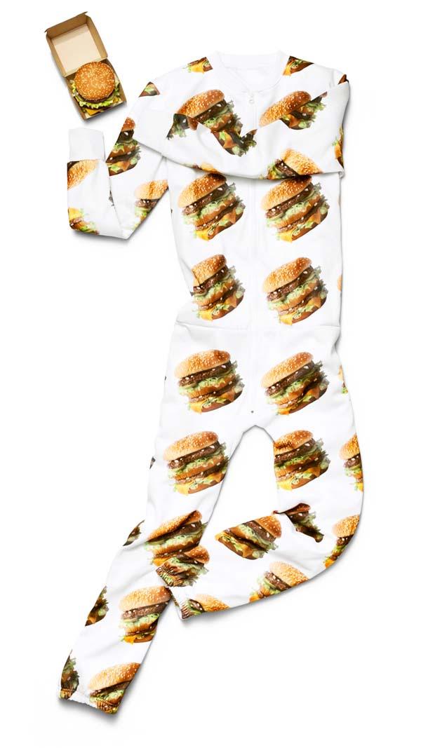 Big Mac 圖案連身衣