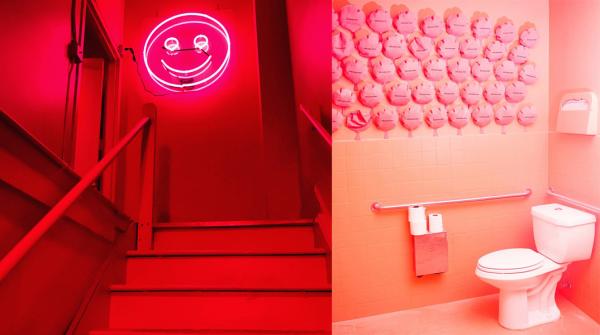展覽場地內每一個角落都花足心思設計，連廁所都沒有例外！（圖：gritcityphoto@ig，neha_ann@ig 3）