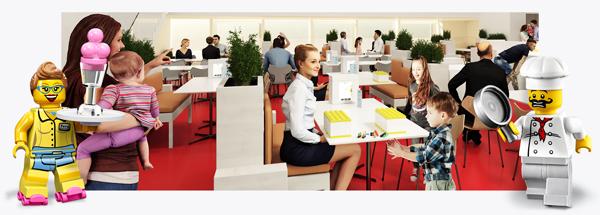 丹麥 LEGO House 家庭餐廳「Mini Chef」。