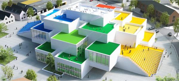 丹麥 LEGO House 積木基地由 21 塊積木「砌」成。