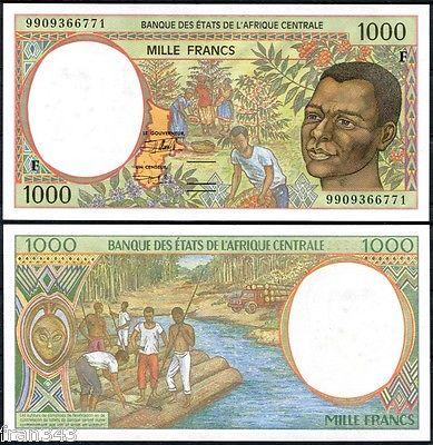 1994 年中非國家發行的鈔票圖案，仍以耕作划木為主。