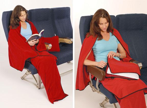 好多旅人都會自備機艙「求生」法寶，毛毯都算係 long haul 必備之選。（圖：Cabin Cuddler）