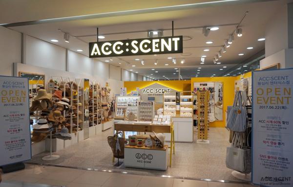ACC:SCENT 比上面兩間飾品店有更多分店，遍及全國各個城市，淨喺首爾都已經有超過十間。（圖：Accscent@fb）