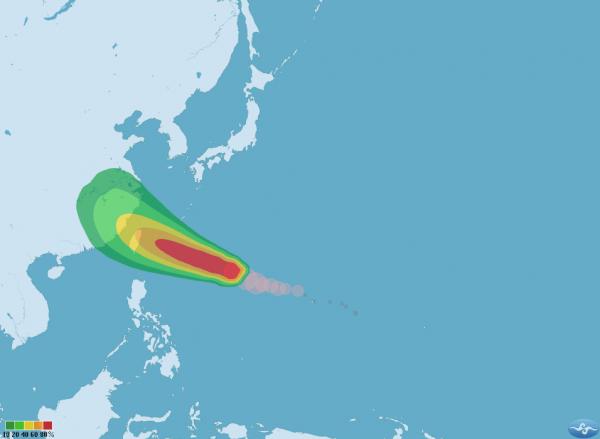 颱風「泰利」預計周三襲台 暴風圈恐籠罩全 台灣