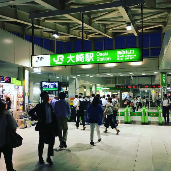 山手線之一的大崎駅。（kotsume_57@IG）
