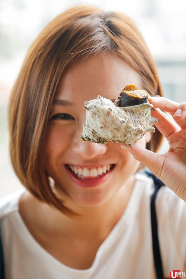 海螺爽甜有嚼勁，也是濟州常見的海產之一。