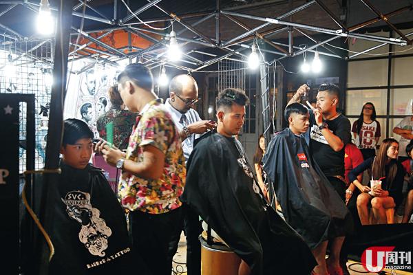 後方貨倉區旁有個 Open Hair Salon，觀乎以男仔幫襯居多，收費約 165 港元，唔平㗎。