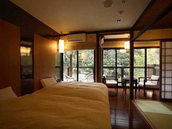 旅館全部客房均為獨立別墅，故房間面積很大兼極具私隱。（相：Rakuten Travel 網頁）