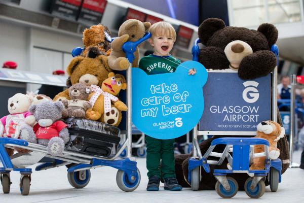 格拉斯哥機場 推Teddy Tag服務 旅人與毛朋友不再走散！