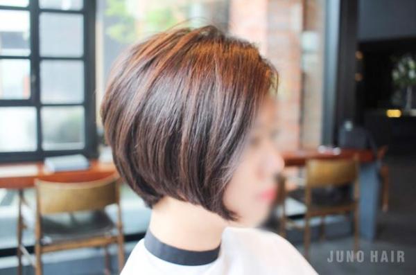 近期韓國流行短髮，Juno Hair 官網上有不同的造型供參考。