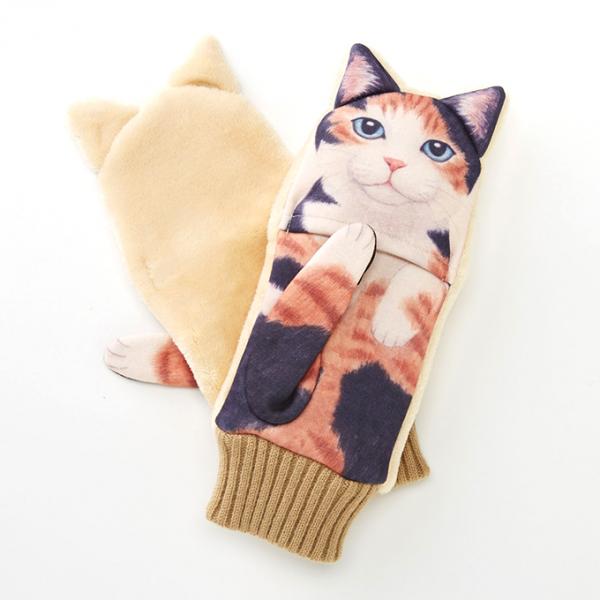 貓奴 ? 幸福！日本可愛雜物「貓手套」幫你保暖 