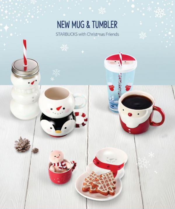 韓國 Starbucks 預告 2017 年聖誕系列商品 推聖誕老人款式打頭陣～