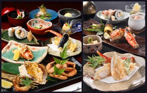 (參考套餐) 右邊的 3,200 日圓的鱈場蟹午餐，每日只有 10 食，大家要留意呀。