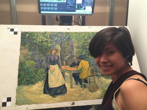 美籍港人畫家 Tiffanie Mang 也有份參與《情謎梵高》的製作，擔任油畫動畫師，並負責繪畫主要場口，《 U Magazine 》訪問早前 Tiffanie，分享她參與史上首部油畫電影的點滴及感