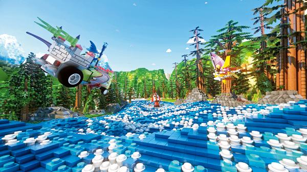 砌 LEGO 情境粒粒皆辛苦，VR 遊戲中也會出現 LEGO BRICK 模擬真 LEGO。