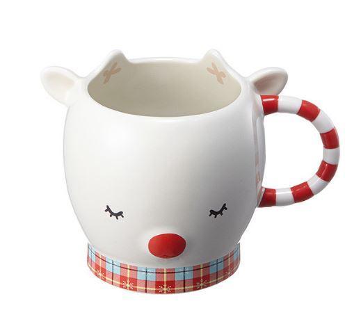 Rudolph mug 355ml 如果加一個聖誕帽杯蓋就完美了！