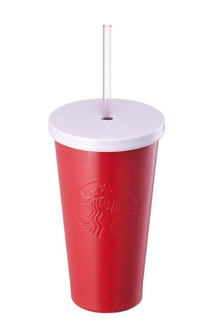 SS Powder red siren coldcup 473ml