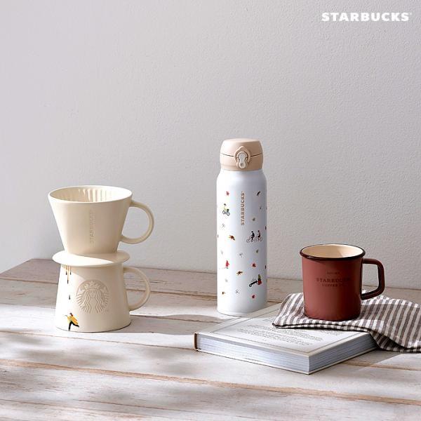 9 月 29 日新推出的 Starbucks 杯和水樽用上韓國近期至 hit 的大地色系，如紅棕色、駝色、暗粉紅和卡其色。一樽在手就睇得出你係潮人～（圖：Starbucks Korea）