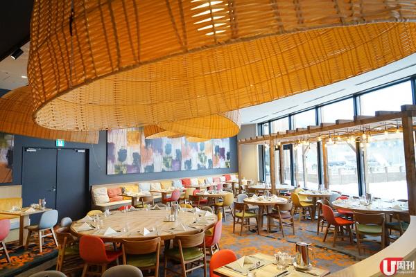 主餐廳「ITARA」有以四季為主題的 Dining area，如春天房夠晒色彩繽紛