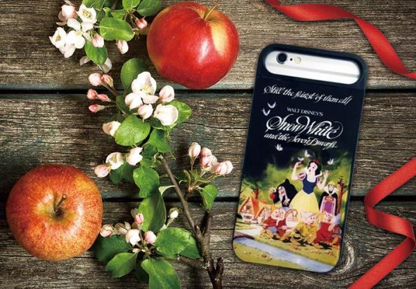 iphone 6/6s/7/8  Case 白雪公主 3,490 日元 手機殼的款式多，除了白雪公主，更有七個小矮人！（相：ディズニー）