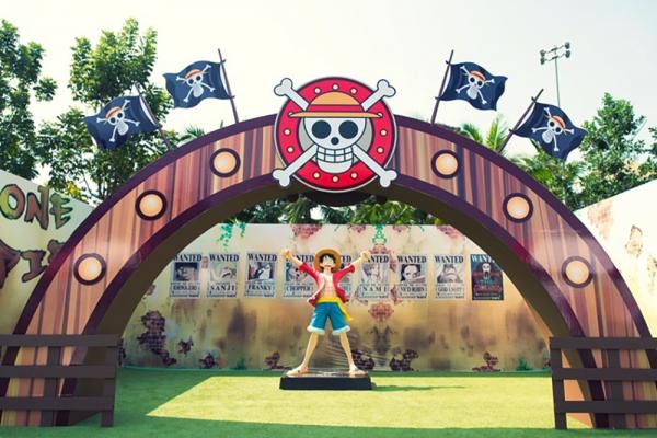 《One Piece Carnival Hau-Hin Thailand 2017》分為 Play Ground Zone 、 Exibition Zone、 Game Zone 及 Souvenir