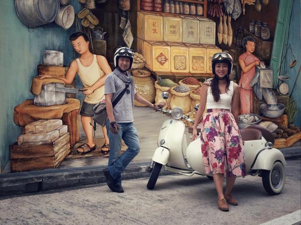 新加坡新玩法 坐懷舊電單車遊城 
