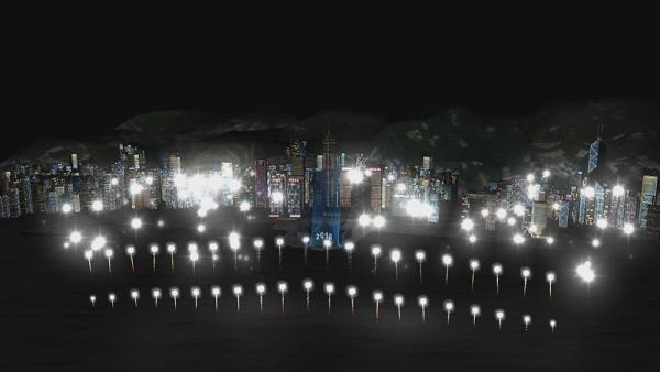 另外，今年更首次引入歐洲獲獎製造商的煙花，在夜空中呈現「魔法星塵」的畫面，寓意為香港送上祝福。