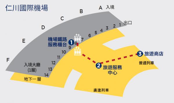 Safex 在仁川機場，首爾站和弘大入口站也設有服務櫃台，在網頁上有詳細地圖和前往櫃台的指引，唔使驚搵唔到！