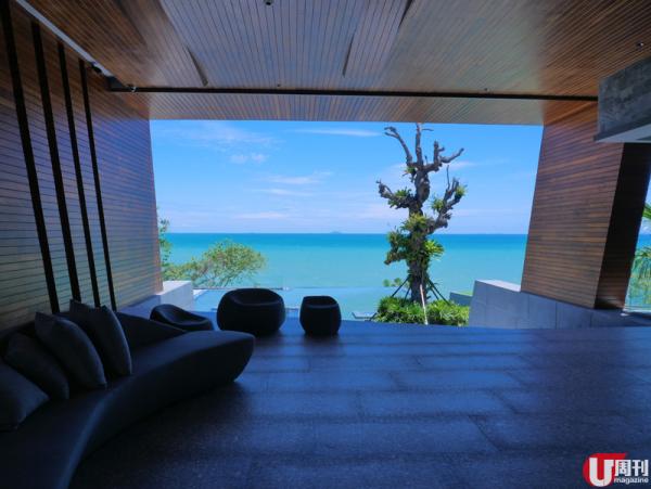 主樓天台的 Infinity Pool,12 米長的池邊面朝大海。 主樓天台的 Infinity Pool,12 米長的池邊面朝大海。