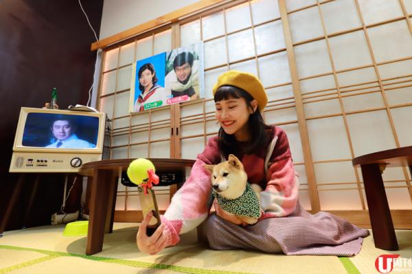  店內以日式榻榻米布置，老舊的電視放着山口百惠的老歌，極具情調，影相一流。