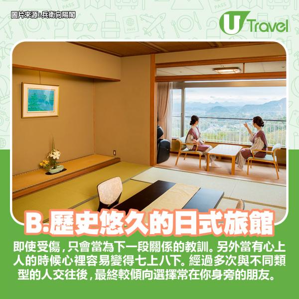 去旅行會入住高級酒店定民宿？揀住宿看穿你的戀愛類型 心理測驗