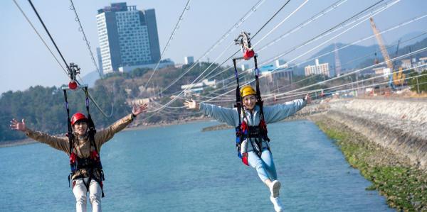 韓國最長 Zip-Trek 