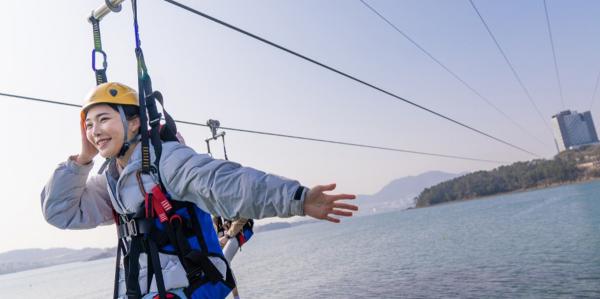 韓國最長 Zip-Trek 