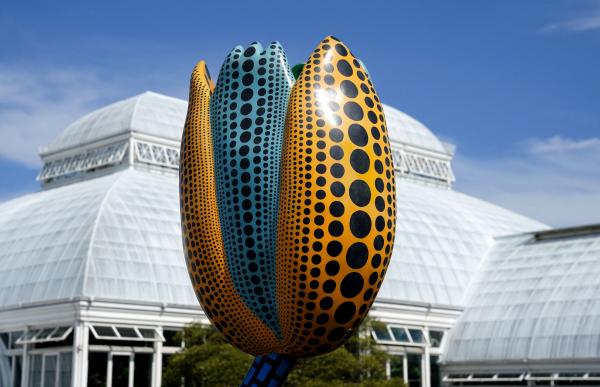 草間彌生作品展，4月紐約開鑼