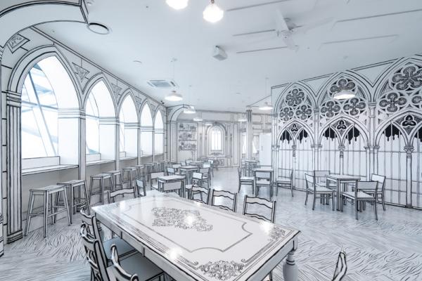  打卡先食，來到黑白 cafe，此舉動更見頻繁，因為每一個細節位都非常 IG-able。