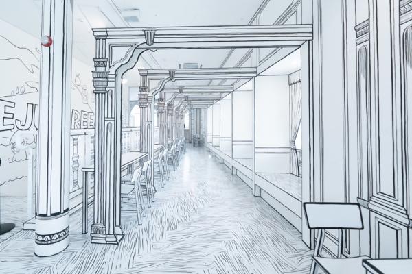  打卡先食，來到黑白 cafe，此舉動更見頻繁，因為每一個細節位都非常 IG-able。